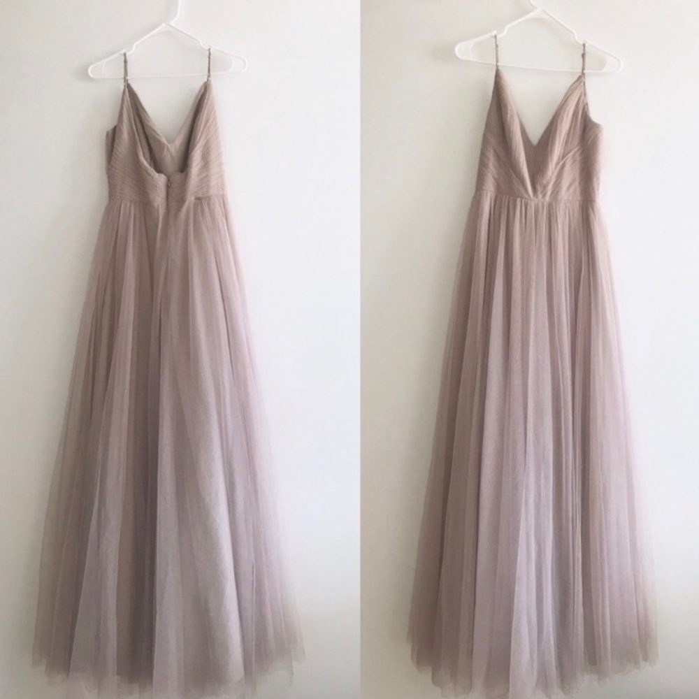 Revelry Bridesmaid Dress in Mink Grey